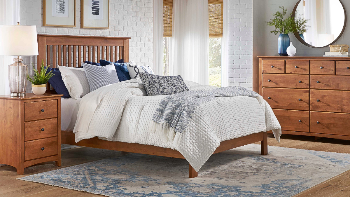 Archbold Heritage Days bedroom furniture sale featuring a solid wood Archbold bedroom set at Meyers Furniture in Mendota.