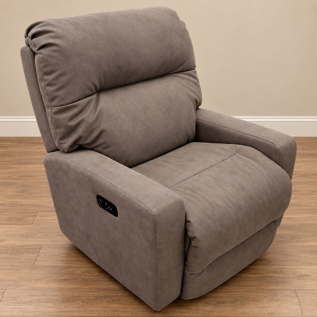 Best Home Furnishings 5NX17 Power Rocking Recliner with Headrest, Lumbar, Heat and Massage
