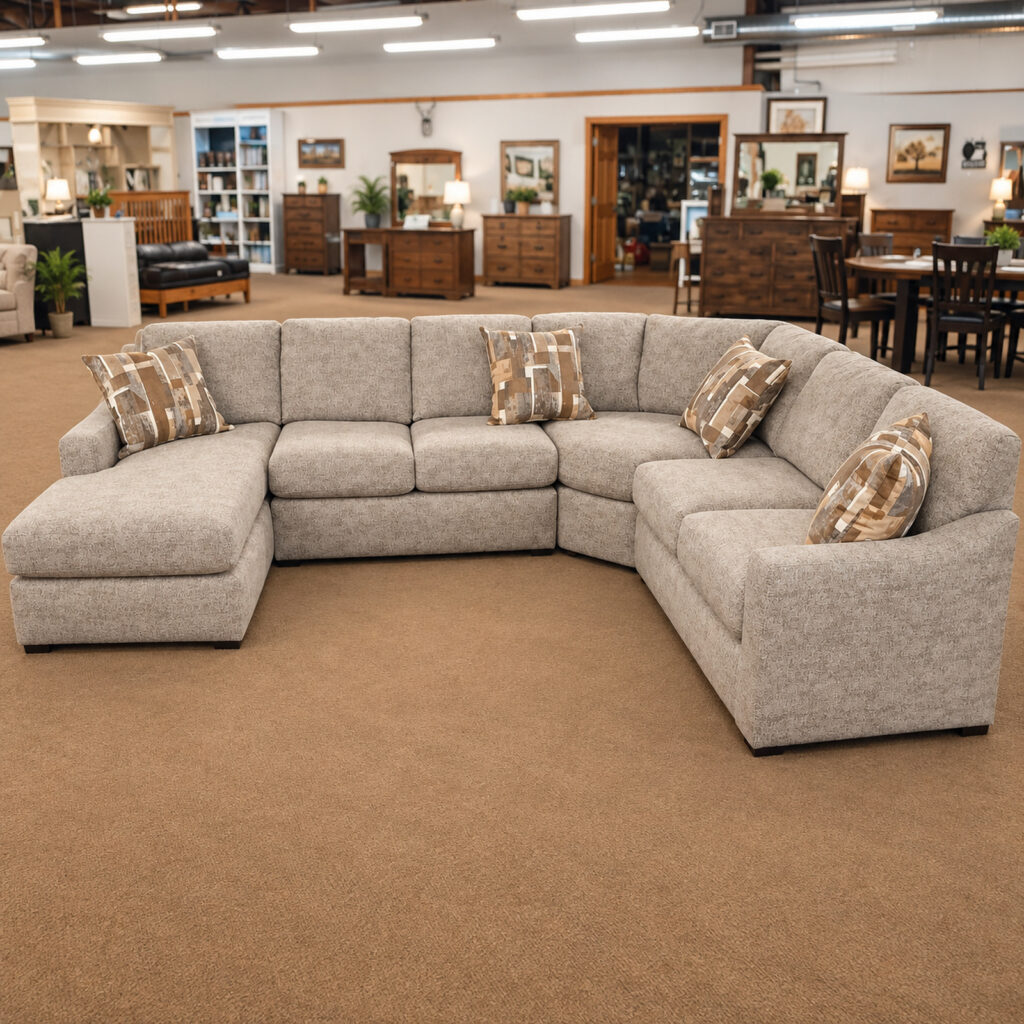 Beige Best Home Furnishings stationary sectional.