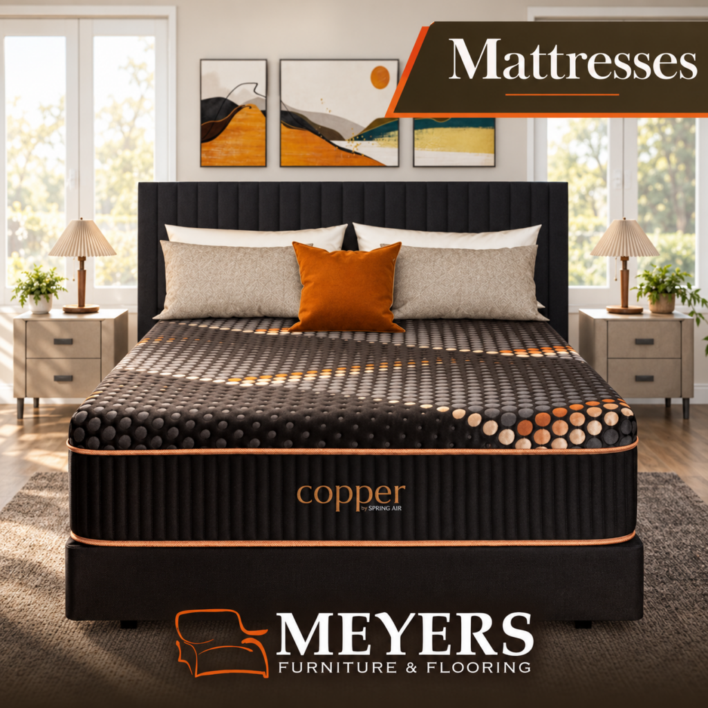 Copper by Spring Air mattress available at Meyers Furniture in Mendota