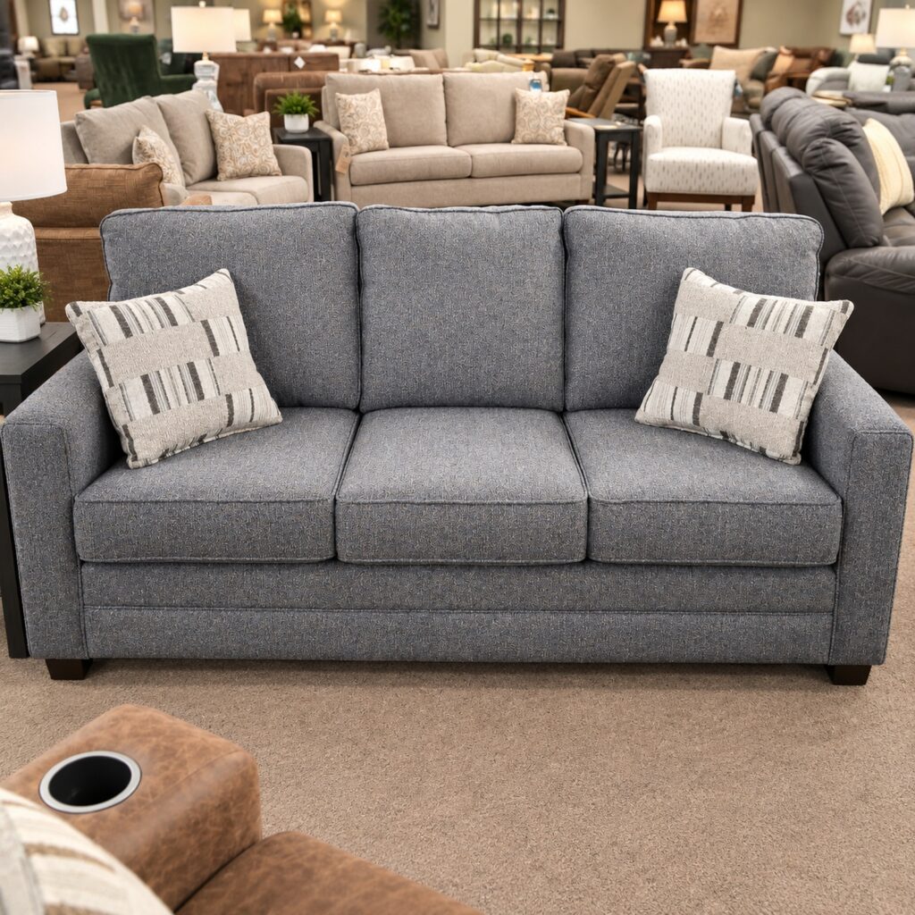Bestcraft Gray Stationary Sofa