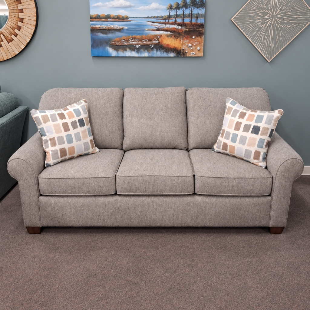 Flexsteel Gray Stationary Sofa