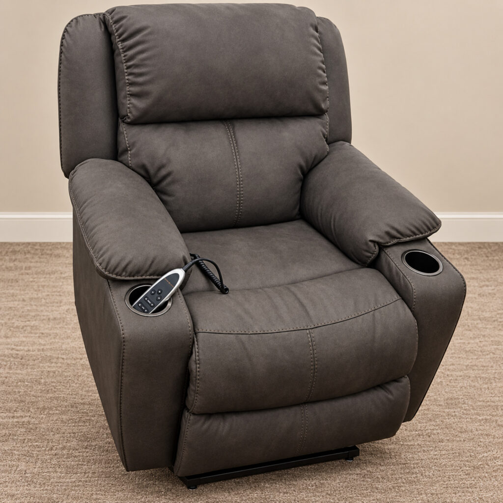 Homestretch 245-59-21 medium lift recliner with two comfort zones