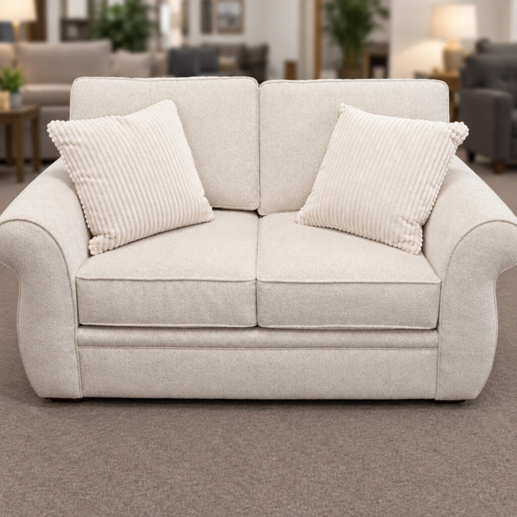 Stone & Leigh Ivory Loveseat