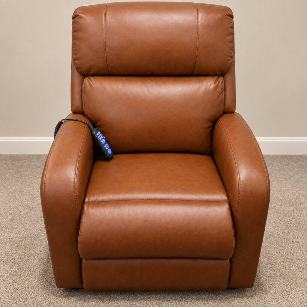 Ultra Comfort Selene medium lift recliner with five comfort zones and a foot extension