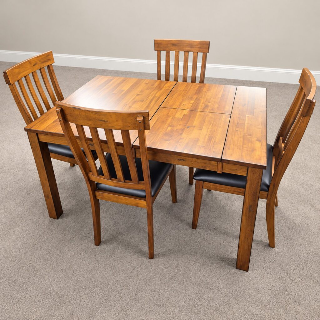 Aamerica Rustic Whiskey five-piece dining set